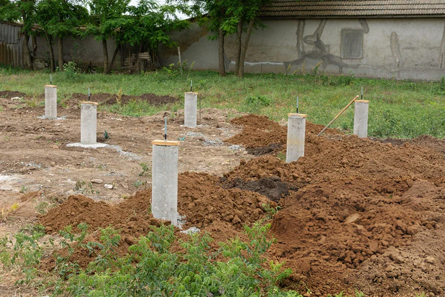 Slab Pier Installation